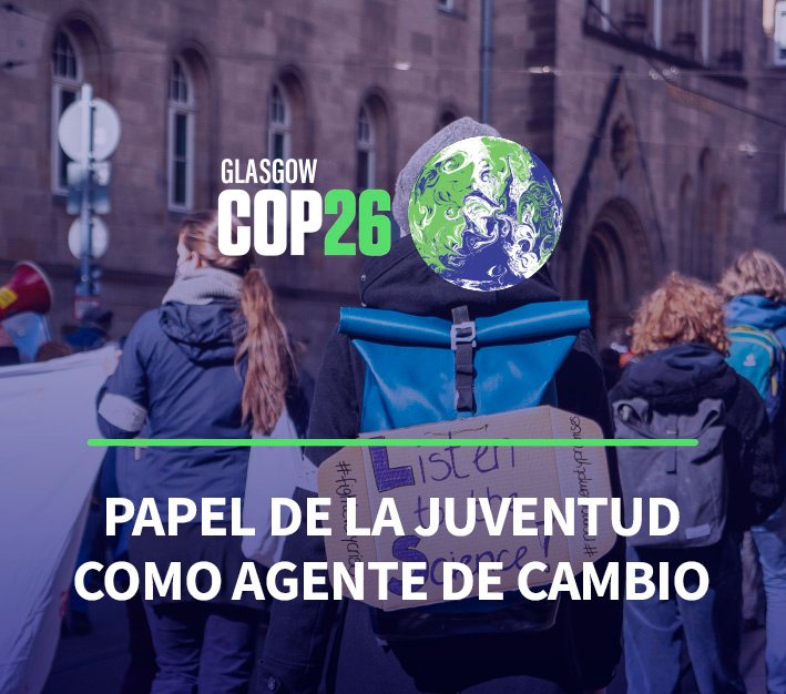 COP26 Papel de la juventud como agente de cambio en el cambio climático