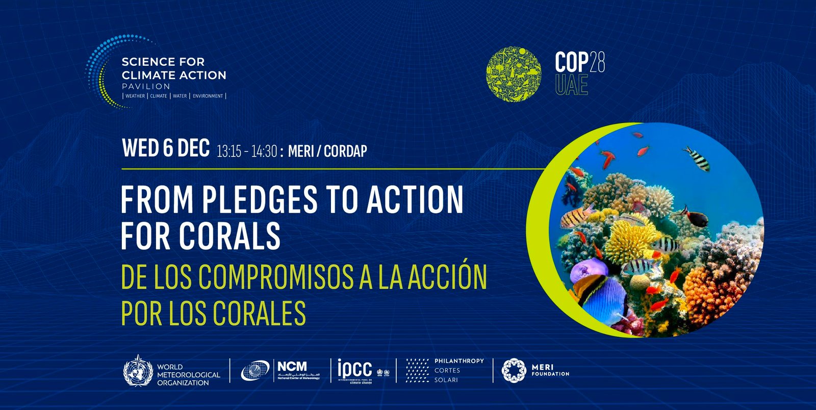 COP28 – De las promesas a la acción en favor de los corales