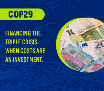 COP29 – Financiando la triple crisis. Cuando los costes son una inversión