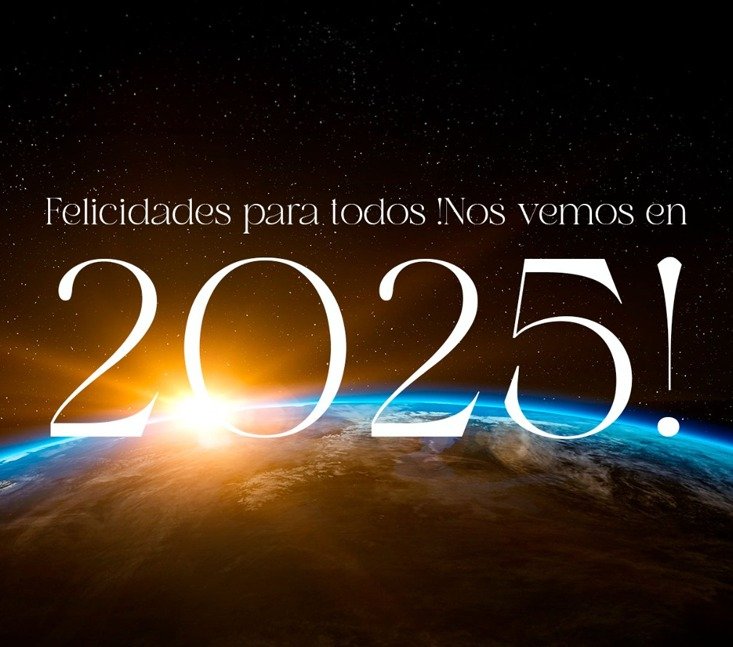 Felicidades para todos, bienvenido 2025