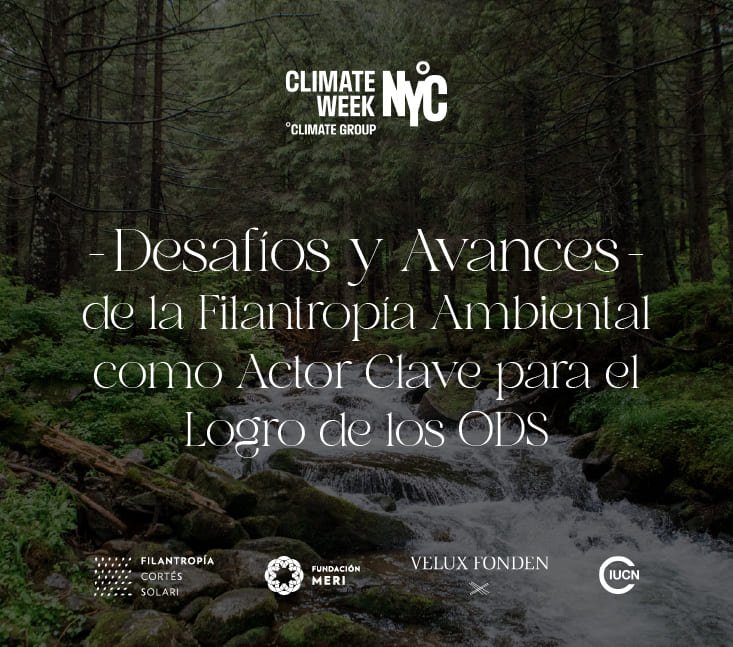 Conferencia Desafíos y Avances de la Filantropía Ambiental como Actor Clave para el Logro de los ODS