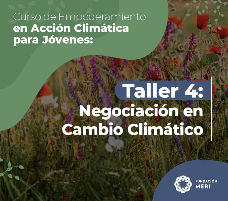Curso de Empoderamiento en Acción Climática para Jóvenes: Taller 4 Negociación en Cambio Climático